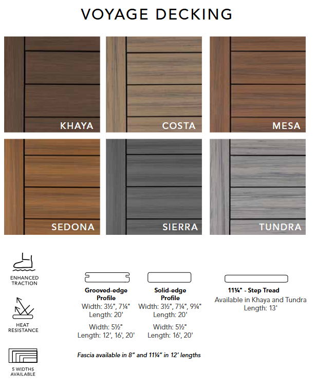 Voyage decking