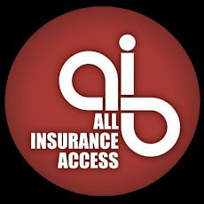 Red circle with white intertwined "ai" logo and "ALL INSURANCE ACCESS" text.