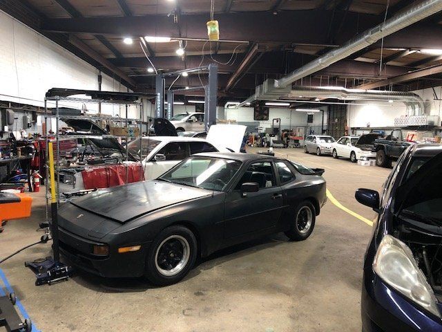 Cars on garage