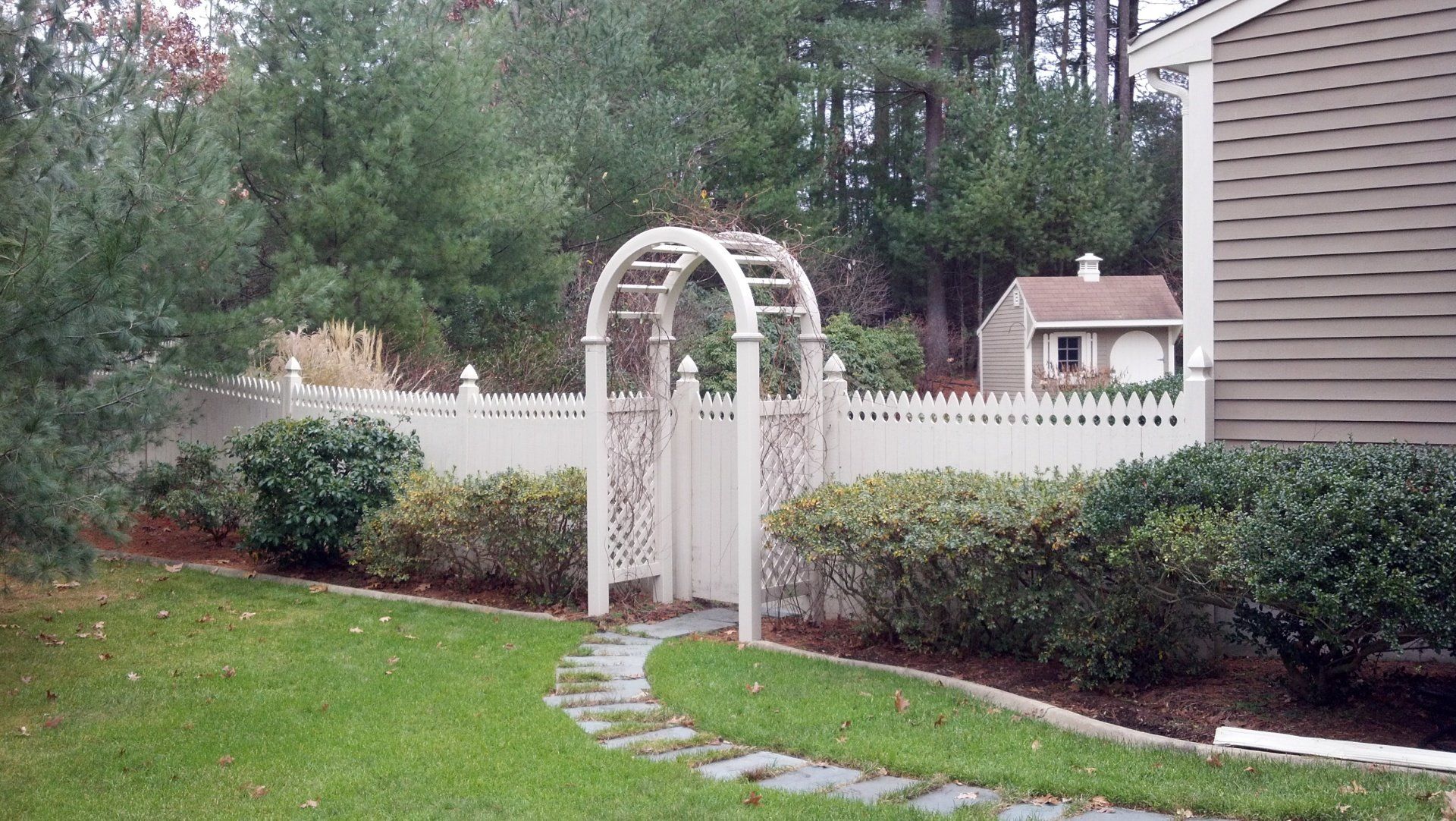 Wooden Ornamental Fencing by Blinn's Fence