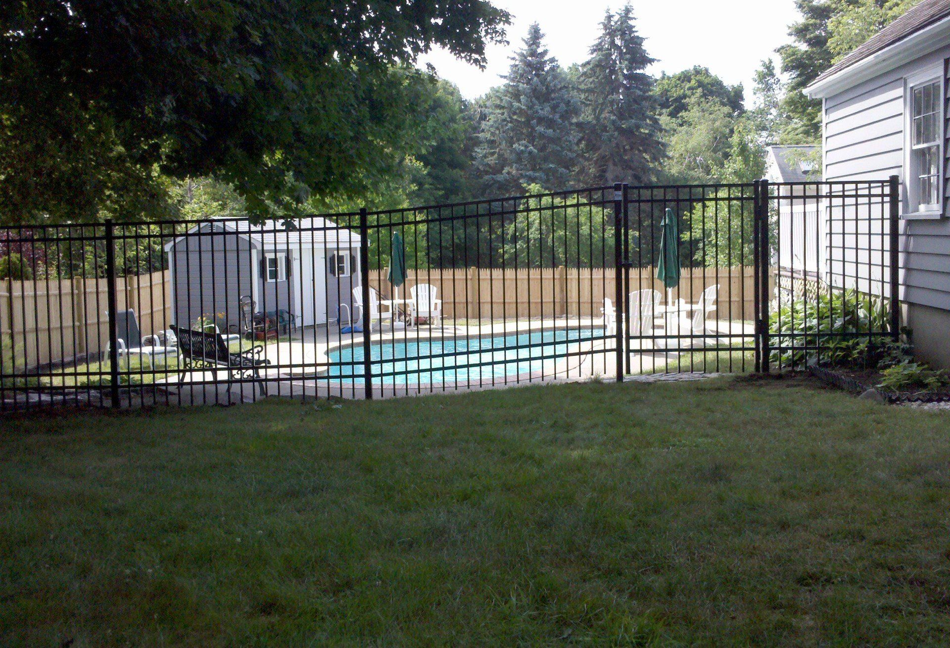 New Chain-Link Fence by Blinn's Fence