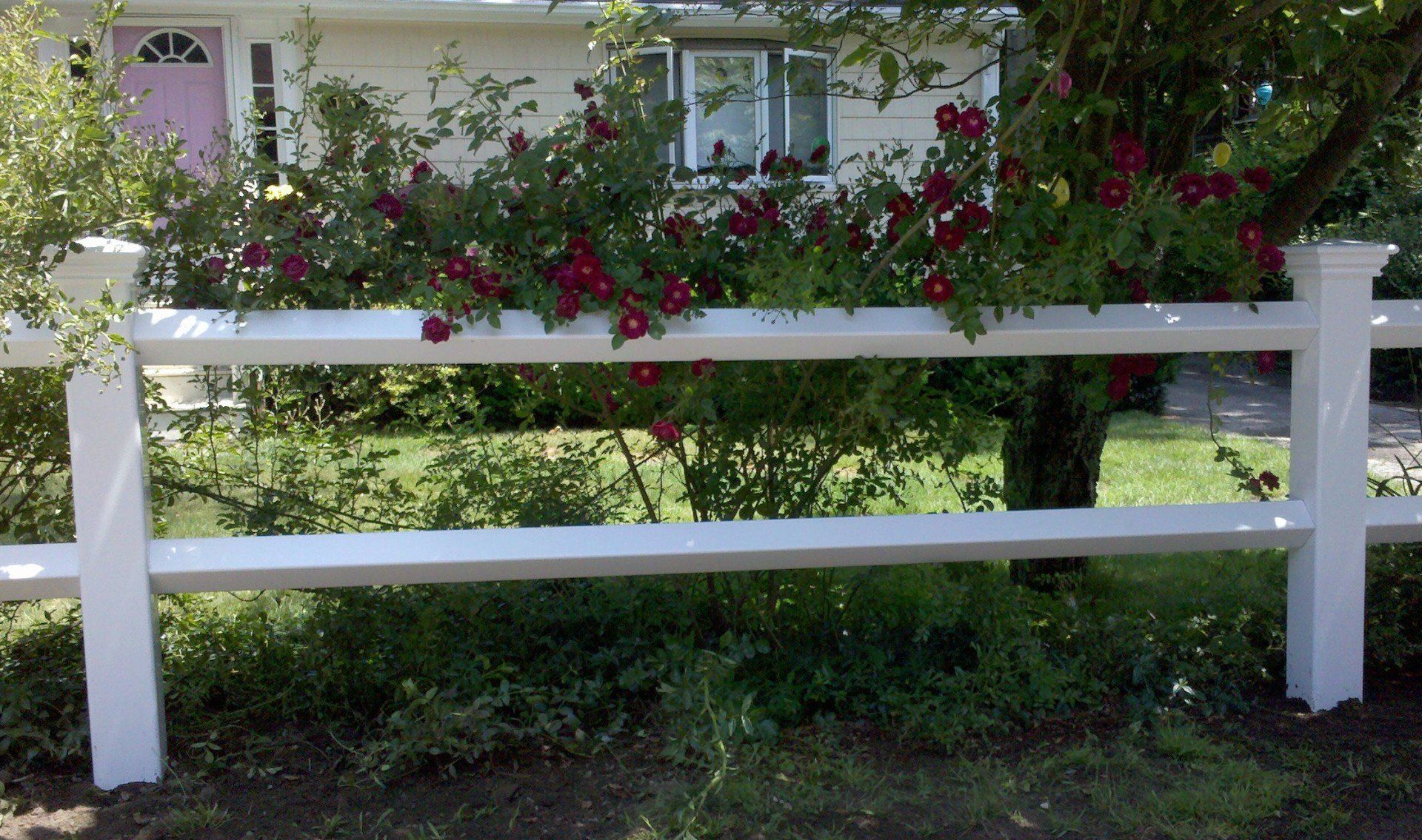 Vinyl Fence by Blinn's Fence