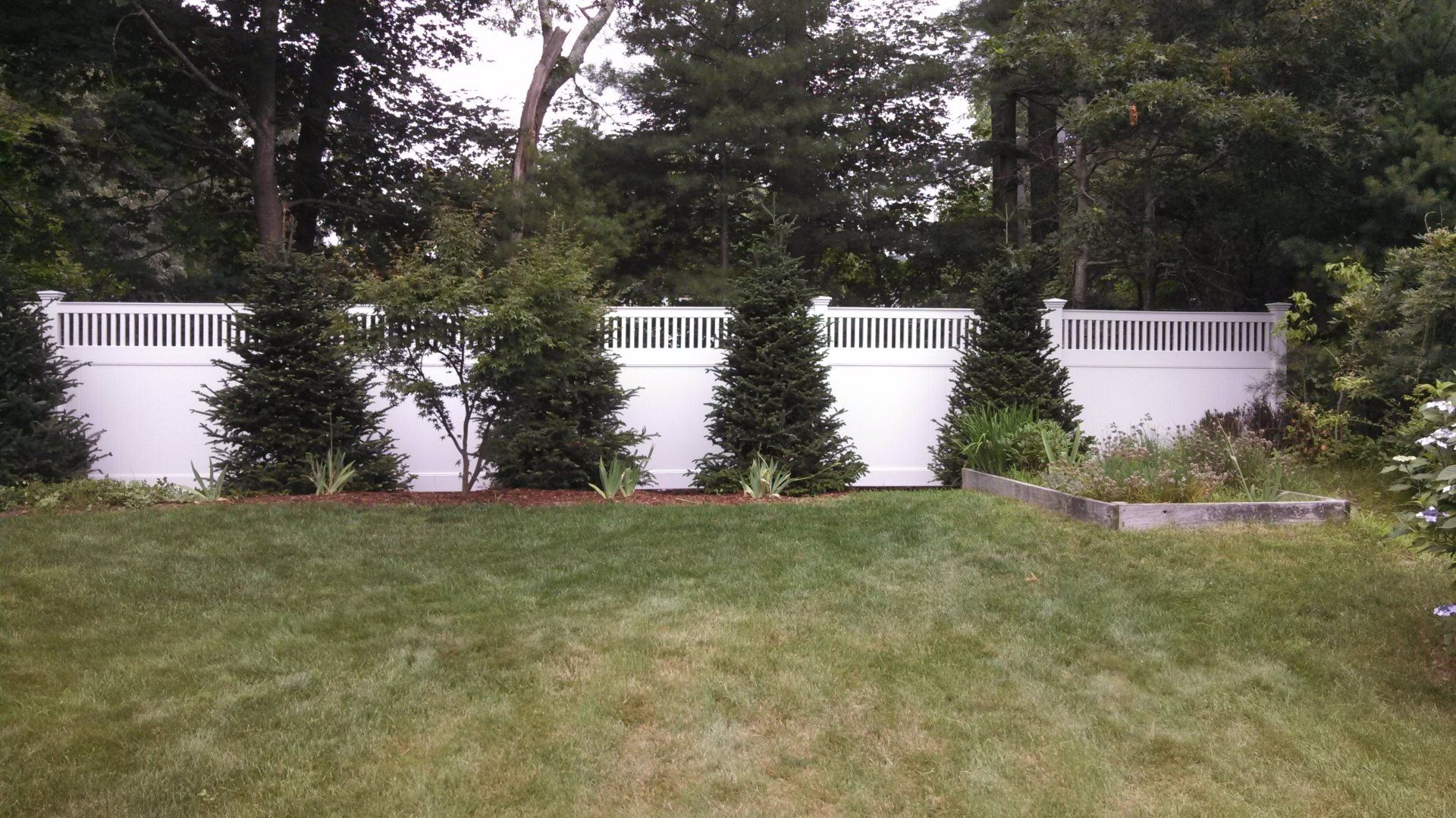 Vinyl Privacy Fence by Blinn's Fence
