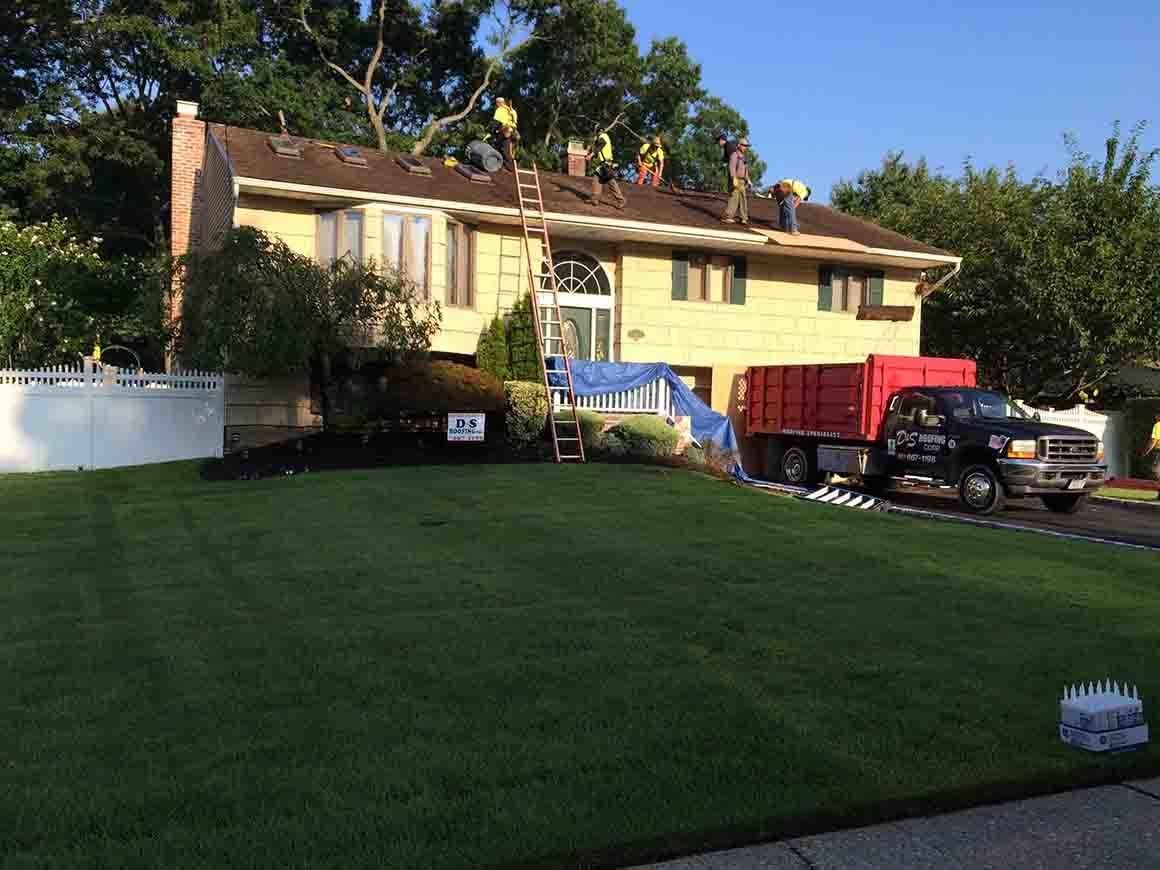 Residential house roof