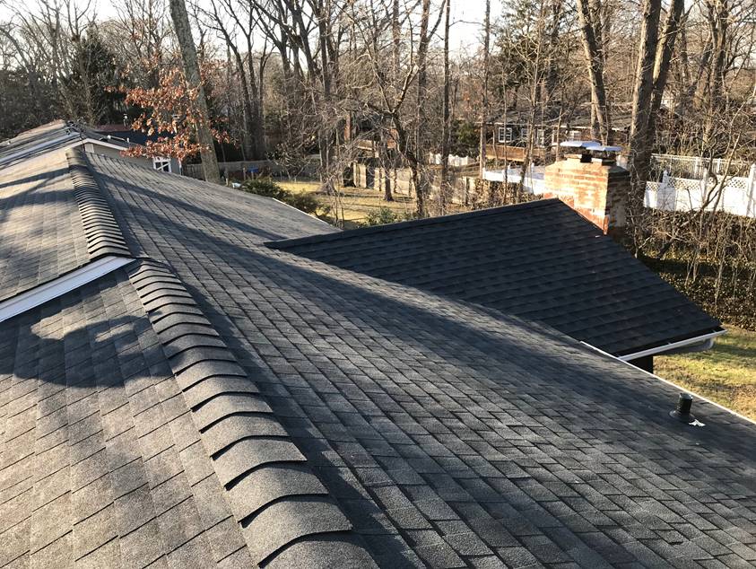 Residential house roof