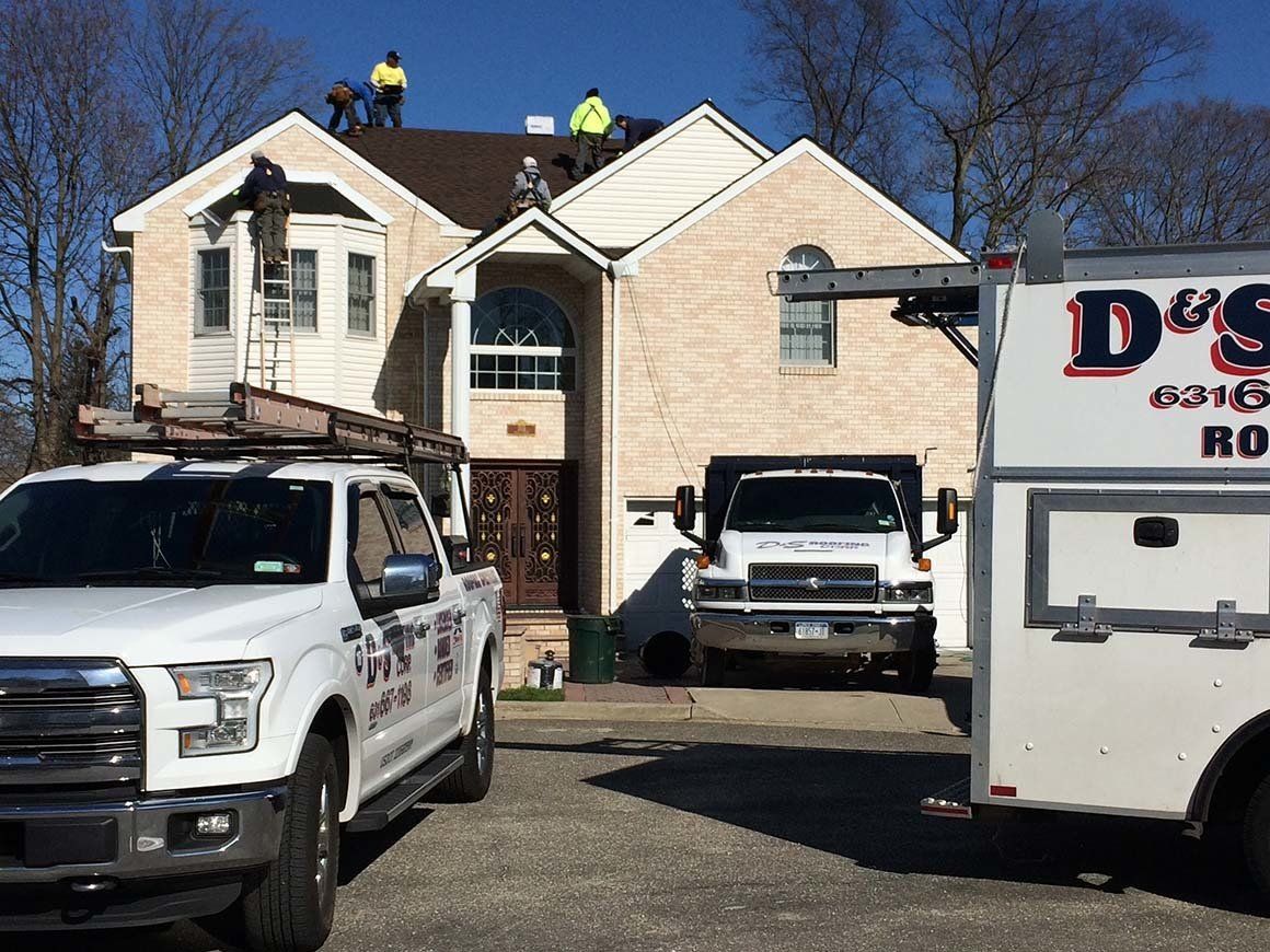 D & S Roofing Corp vehicles
