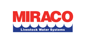 Miraco livestock water systems logo on a white background