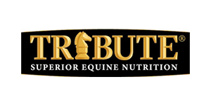 Tribute superior equine nutrition logo on a white background