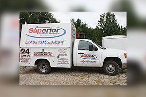 Superior Plumbing & Mechanical truck