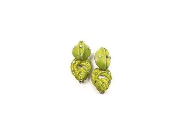 yellow earrings