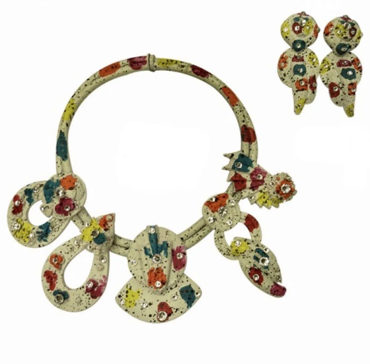 earrings and necklace set