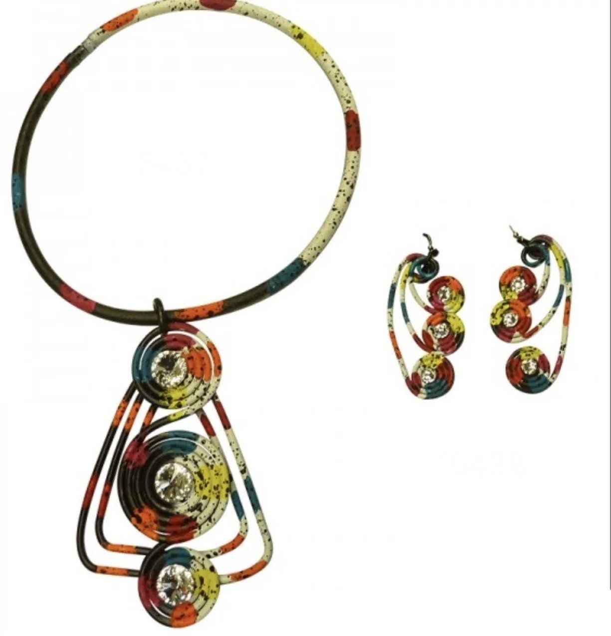 earrings and necklace set