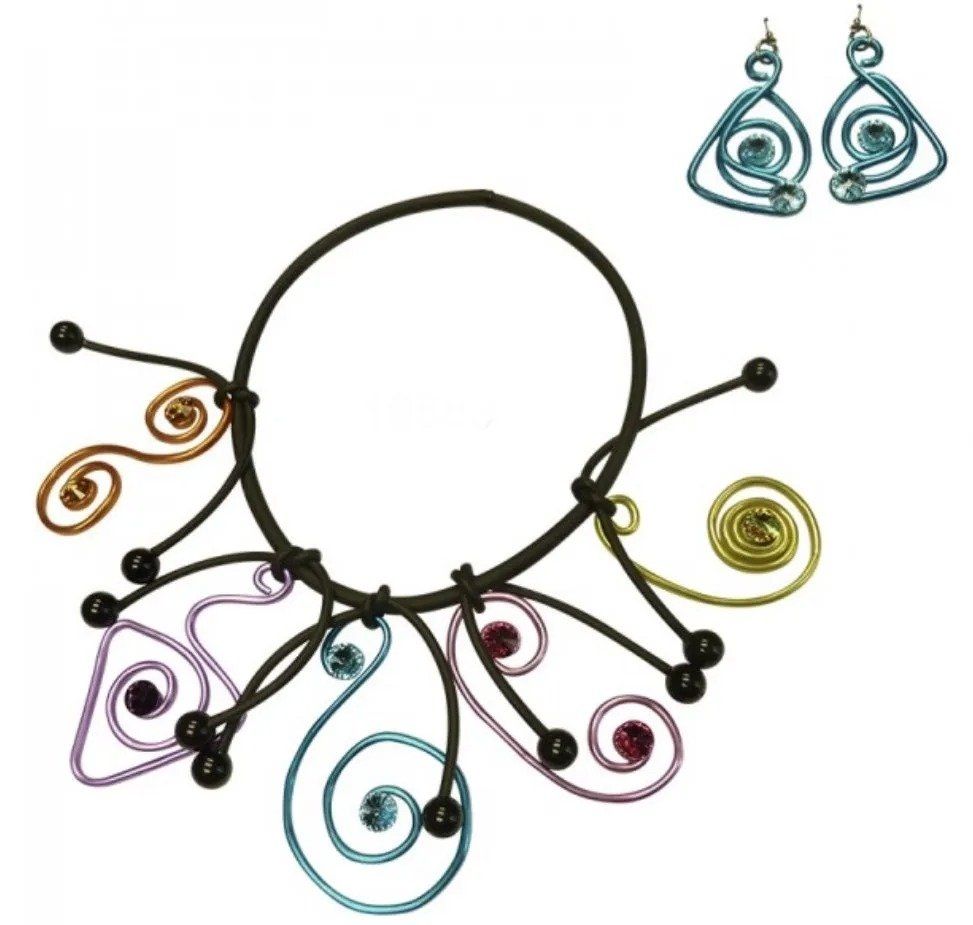 earrings and necklace set