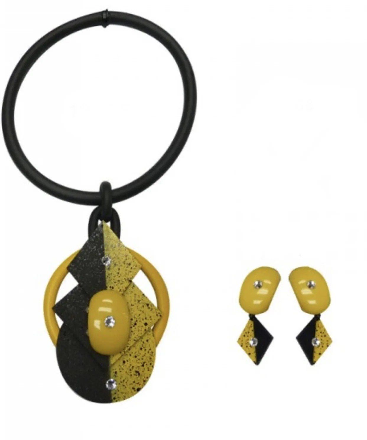 necklace and earrings