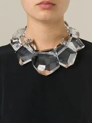 transparent necklace