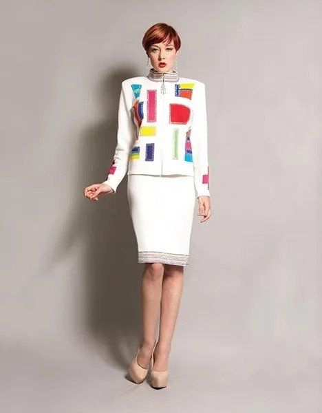 rainbow designer knit