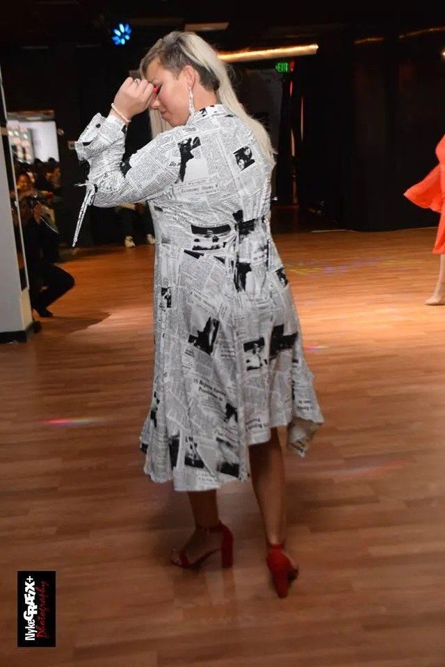 Printed gray clothing