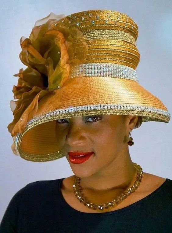 yellow derby hat