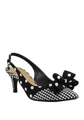 black polka shoes