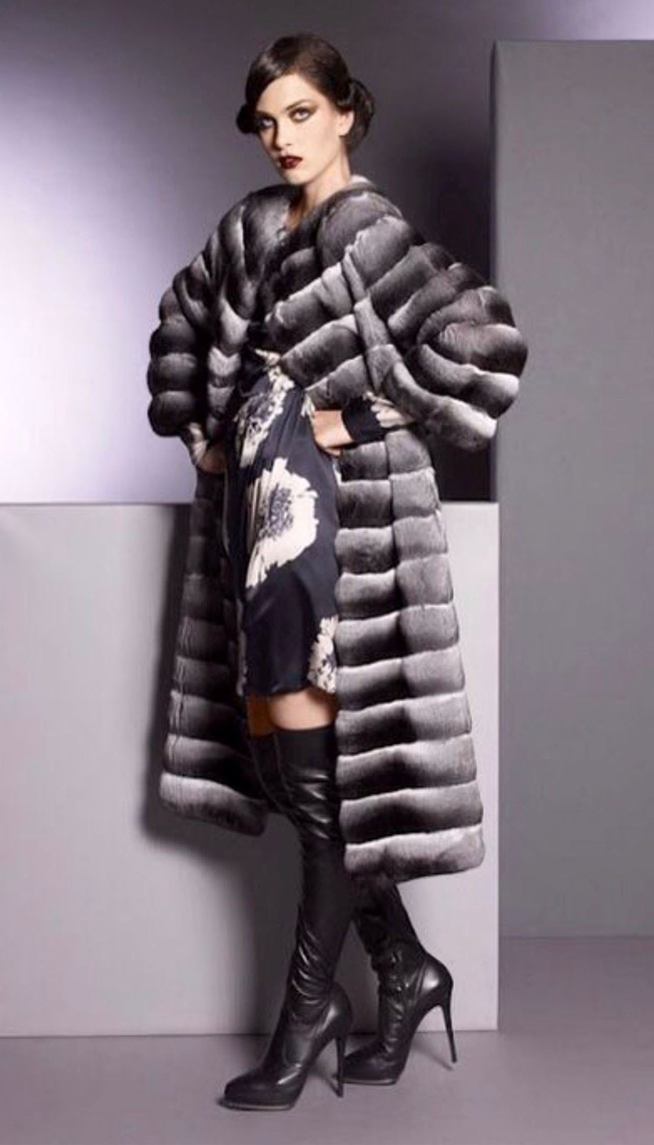 Two Toned Gorgeous Mink Coat