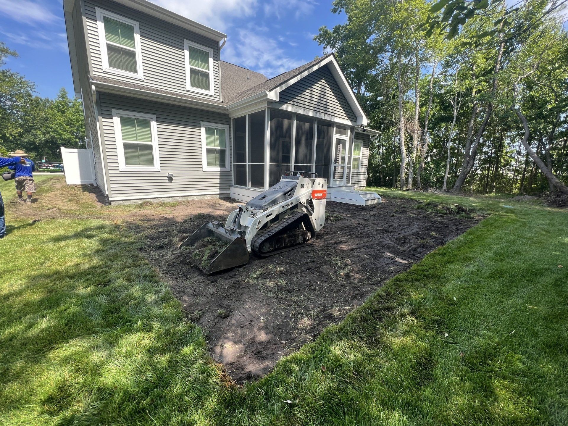 Landscape design in progress