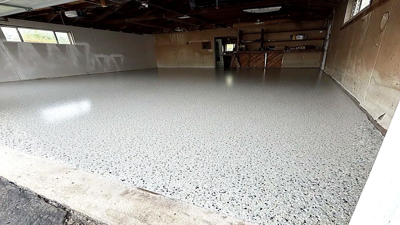 Epoxy garage floor coating in Chicago by Chicagoland Concrete Coatings