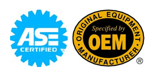 OEM Parts, Automotive Service Excellence (ASE) Certified Logos