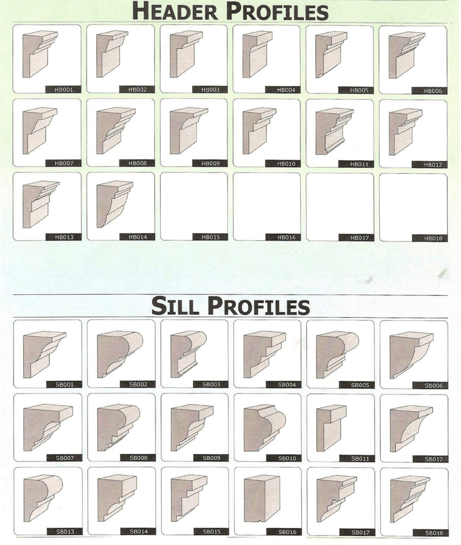 Header and Still Profiles