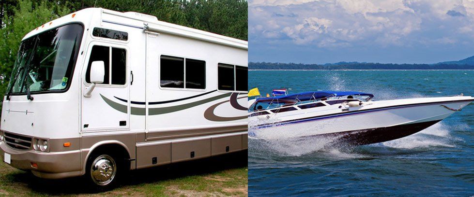 RV and boat
