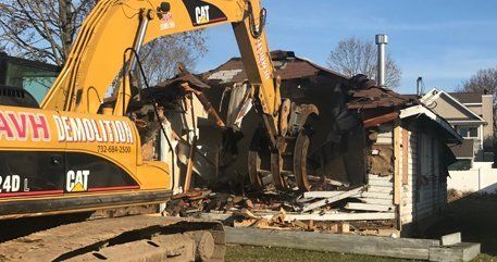 House being demolished