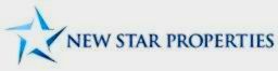 Logo of New Star Properties: blue star graphic and text on white background.