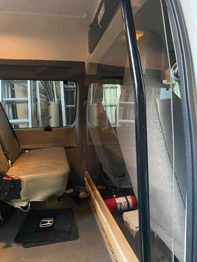 Lexan shield inside car