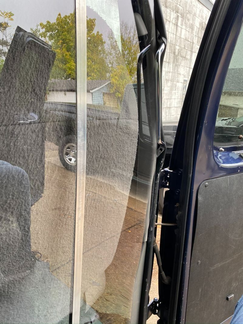 Lexan shield inside car