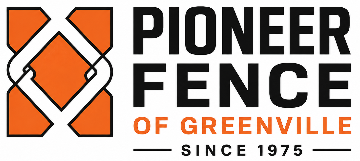 Pioneer Fence of Greenville - logo