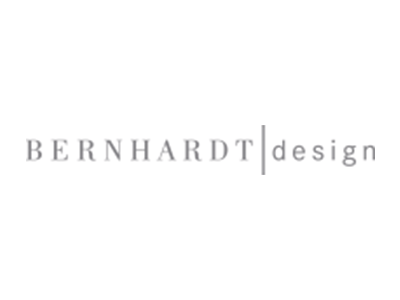 BERNHARDT|design logo in light gray text on a white background.