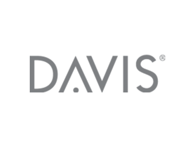 Gray DAVIS logo with a stylized A and registered trademark symbol.