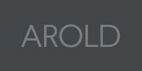 AROLD text on a dark gray background.