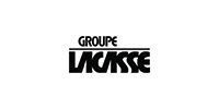 Logo of Groupe Lacasse, black text on white background.