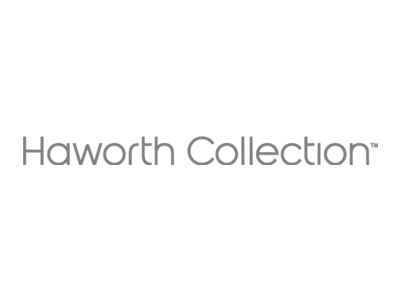 Haworth Collection logo in gray text on a white background.