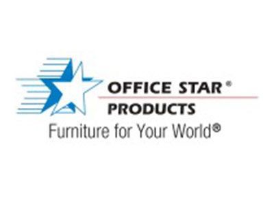 Office Star Products logo: blue star with horizontal lines, text