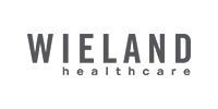Wieland healthcare logo in dark gray text on a white background.