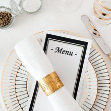 Blank menu in the table