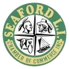 Sealford LLC Chamber of Commerce round green-and-white logo with a central shield and figures