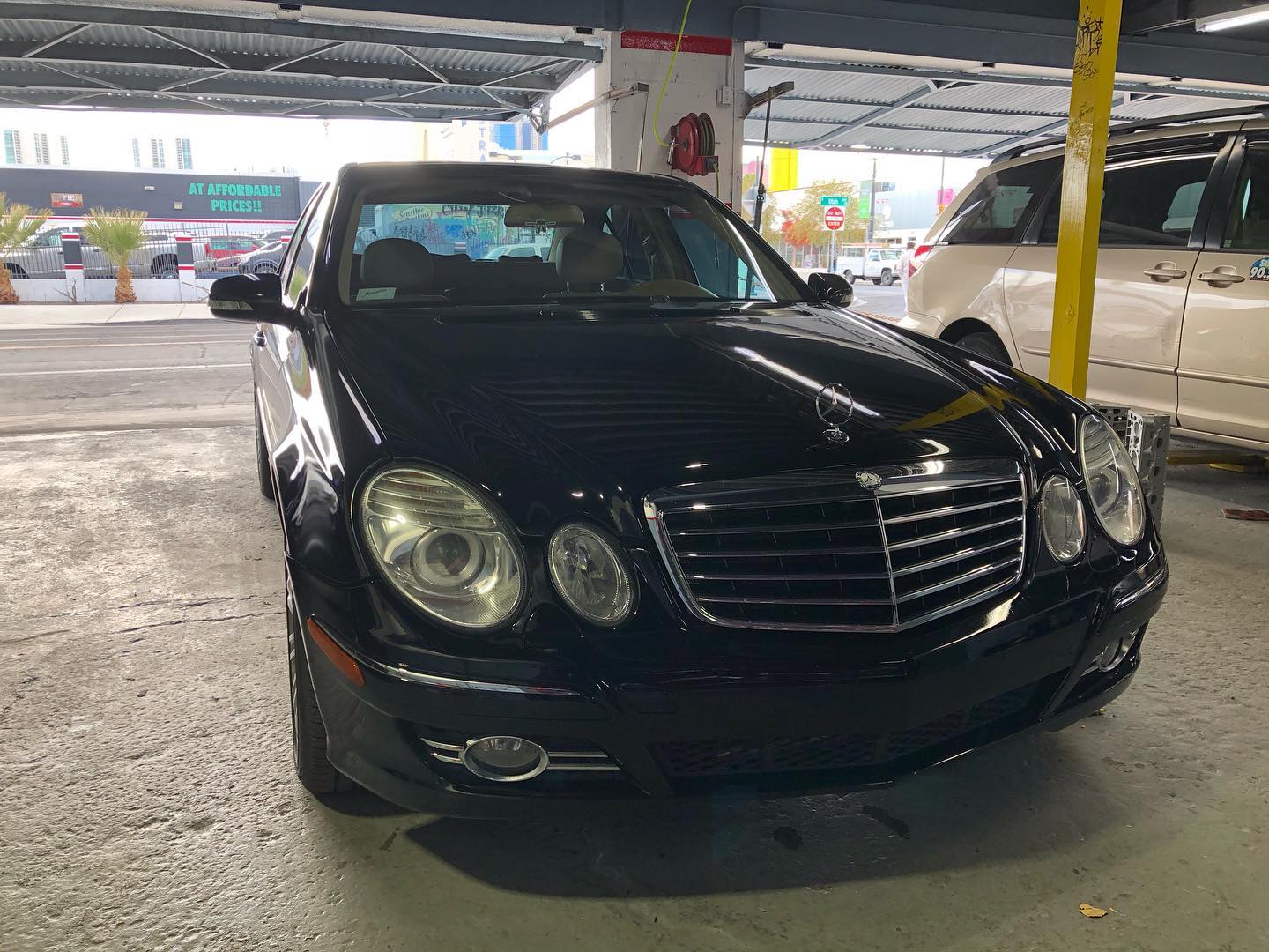 black car