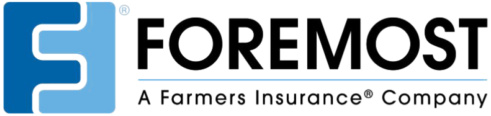 Foremost logo, stylized blue