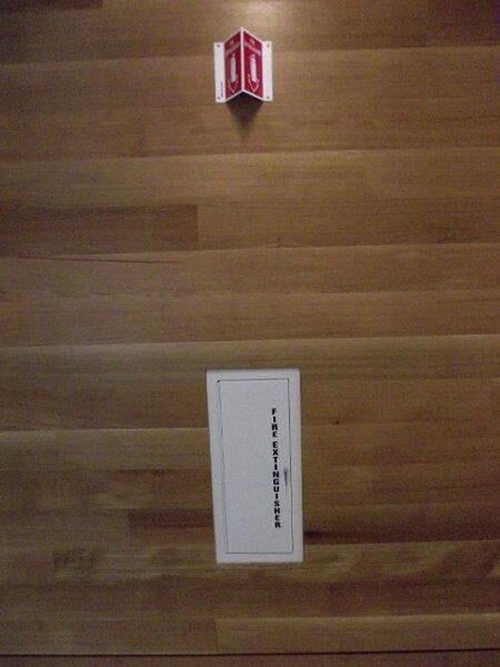 Fire extinguisher signage