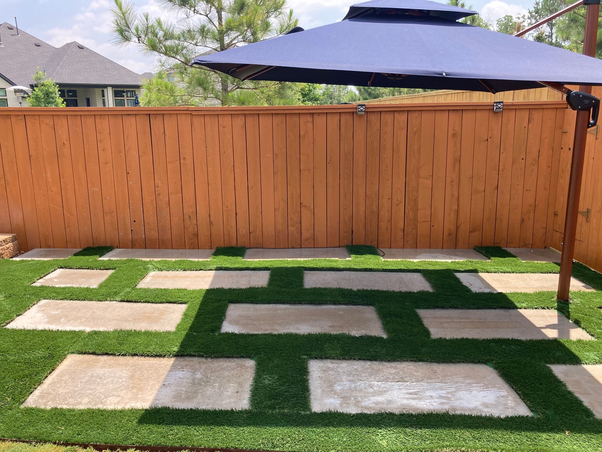 Manicured Landscapes Inc. artificial turf work