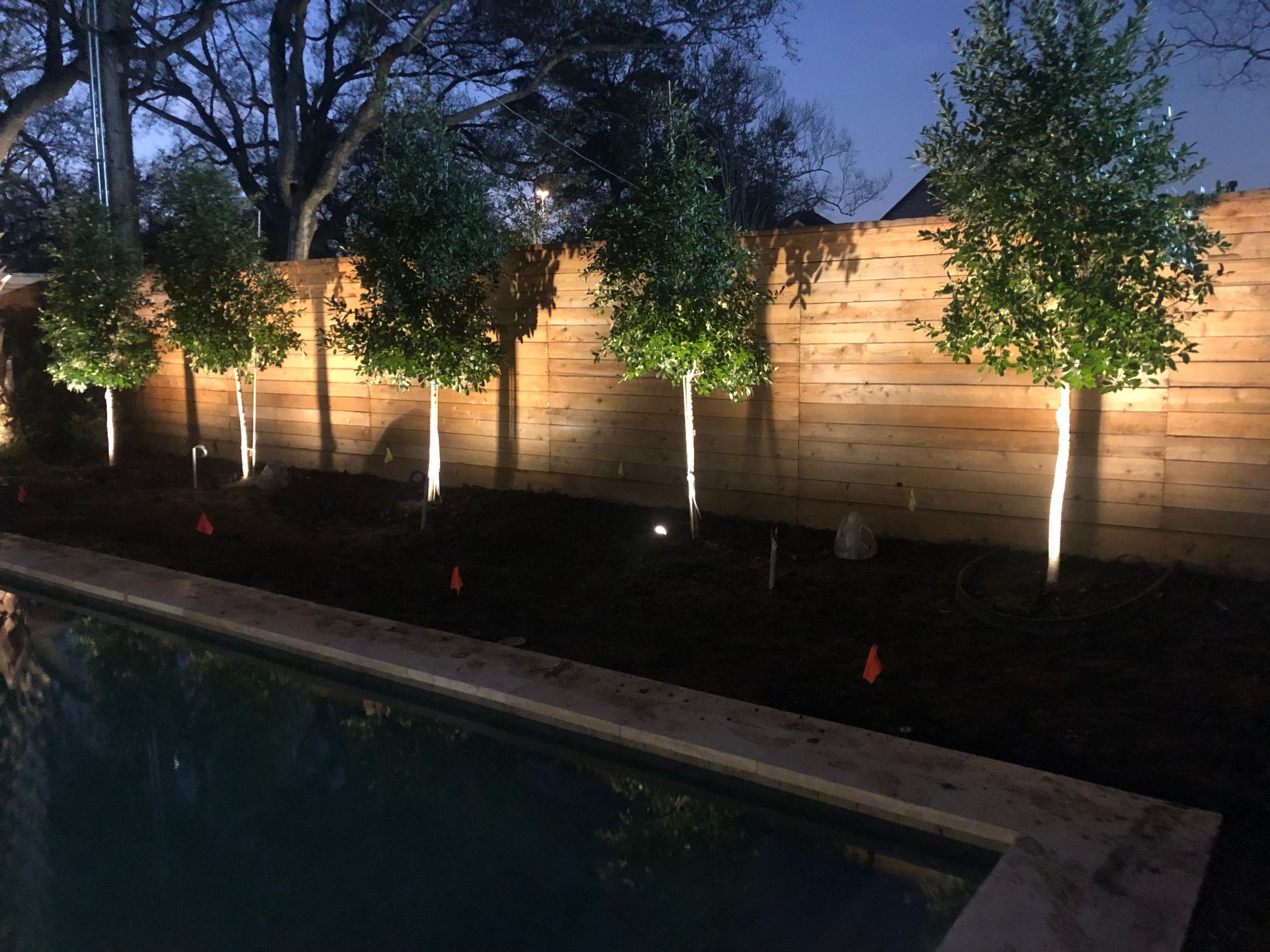 Manicured Landscapes Inc. landscape lighting work