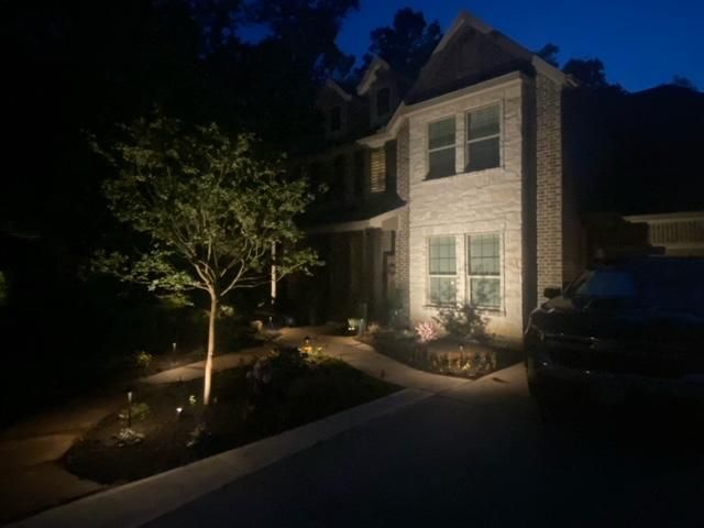 Manicured Landscapes Inc. landscape lighting work