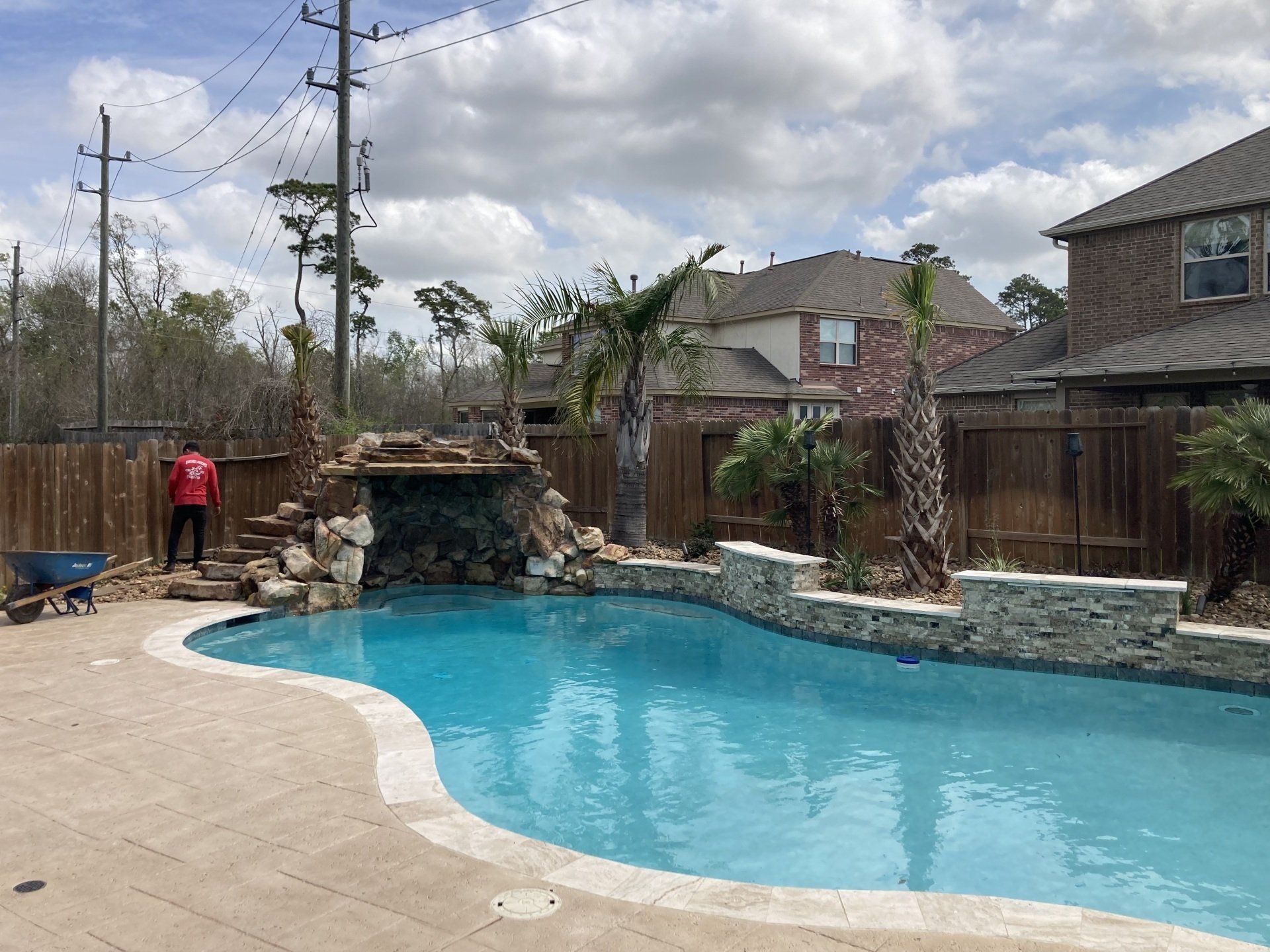 completed pool design work